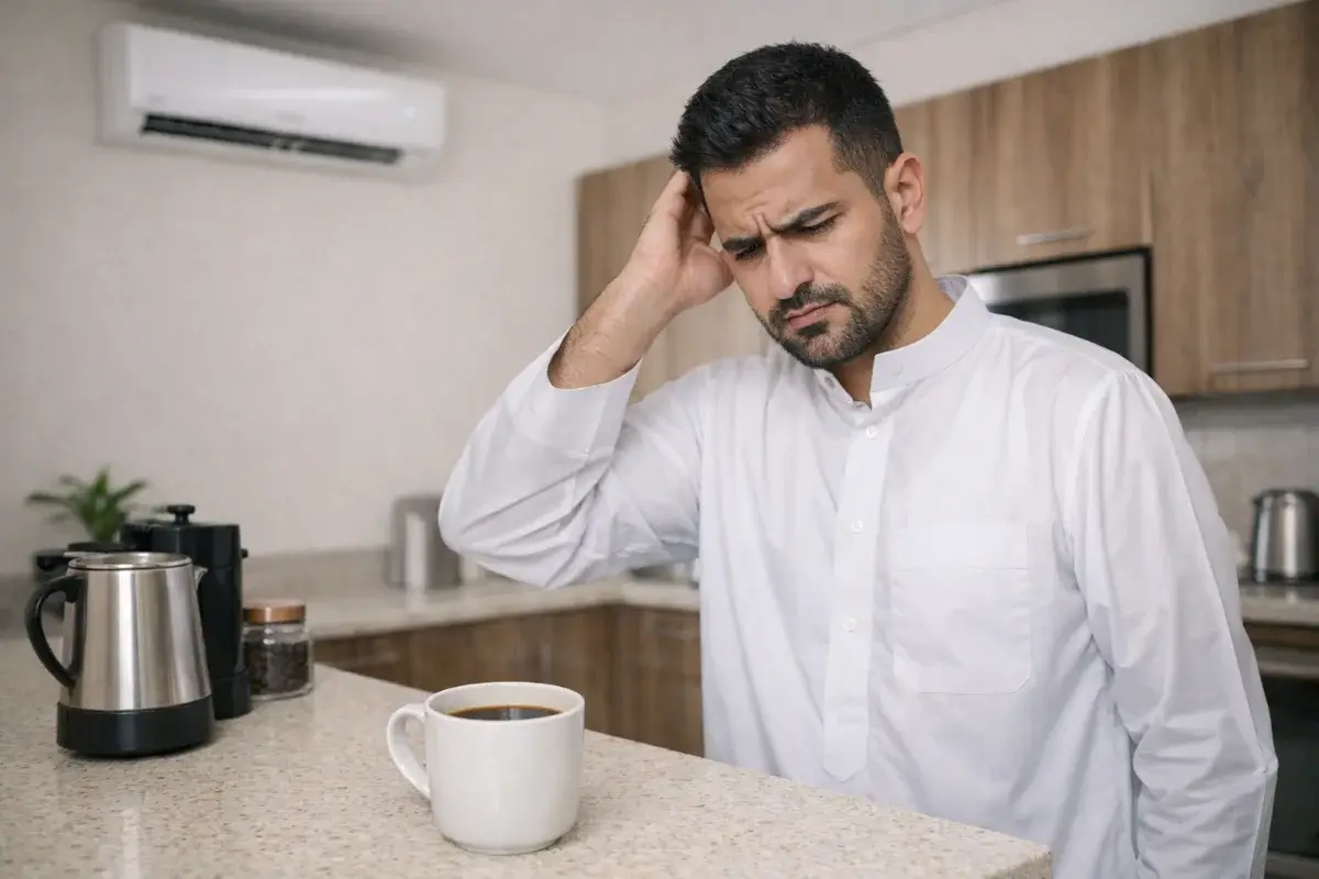طعم القهوة في المنزل غير مرضي رغم المحاولة