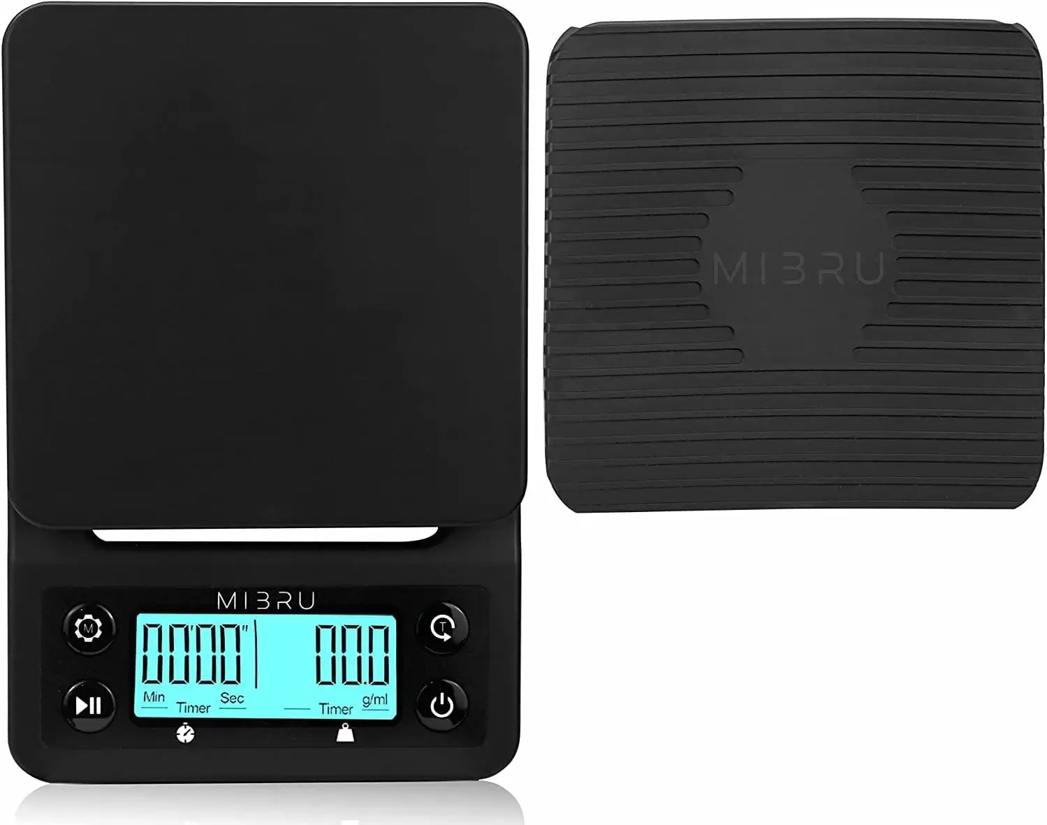 ميزان قهوة MIBRU للمبتدئين مع تايمر ودقة 0.1 جرام للاستخدام المنزلي